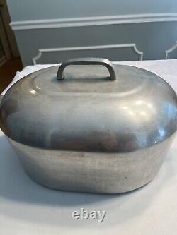 Wagner Ware Sidney O Magnalite Roaster Dutch Oven Pot w Trivet & Lid 4265-P