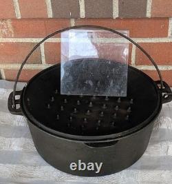 Wagner Ware Sidney -o- Dutch Oven 1268j Lid bail