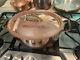 Williams Sonoma Copper Oval Dutch Oven With Lid Made In France