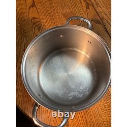 Williams Sonoma Stainless Steel Stock Pot Dutch Oven Rapid Boil With Lid