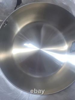 Wolf Gourmet Professional Stainless Steel 5.75 Quart Dutch Oven with Lid New