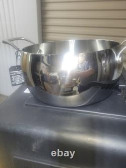 Wolf Gourmet Professional Stainless Steel 5.75 Quart Dutch Oven with Lid New
