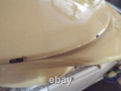 Yellow Calphalon 8qt. Enamel Cast Iron Dutch Oven-Oval Huge! Retired HTF
