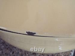 Yellow Calphalon 8qt. Enamel Cast Iron Dutch Oven-Oval Huge! Retired HTF