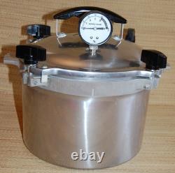 All American 907 Autocuiseur 7 pintes Cocotte en fonte d’aluminium pour mise en conserve fabriquée aux États-Unis