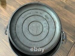 Ancienne cocotte hollandaise Griswold Tite Top avec couvercle No. 10