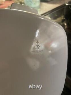 Années 1970 'L'Echalote La Marjo' Rare Cocotte Vintage CorningWare de 2 litres sans couvercle