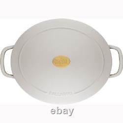 BALLARINI Bellamonte Cocotte en Fonte Ovale de 5 qt Crème Blanche