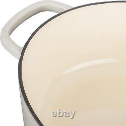 BALLARINI Bellamonte Cocotte en Fonte Ovale de 5 qt Crème Blanche