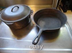 COCOTTE ET POÊLE FRITEUSE EN FER FORGÉ VINTAGE AVEC COUVERCLE AUTOMATIQUE, 10 1/4