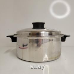 Casserole Chef's Ware By Townecraft 5 Qt en Acier Inoxydable Chirurgical T304 avec Couvercle