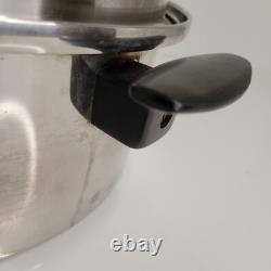 Casserole Chef's Ware By Townecraft 5 Qt en Acier Inoxydable Chirurgical T304 avec Couvercle