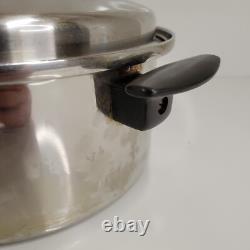 Casserole Chef's Ware By Townecraft 5 Qt en Acier Inoxydable Chirurgical T304 avec Couvercle