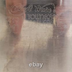 Casserole Chef's Ware By Townecraft 5 Qt en Acier Inoxydable Chirurgical T304 avec Couvercle