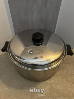 Casserole Saladmaster en acier inoxydable T304S avec couvercle ventilé pour cuisson et sauté