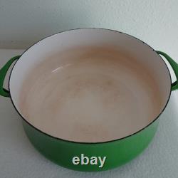 Casserole Vintage Dansk Kobenstyle Émail Vert MCM Avec Couvercle