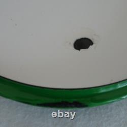 Casserole Vintage Dansk Kobenstyle Émail Vert MCM Avec Couvercle