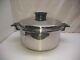 Casserole De 6,5 Litres En Acier Chirurgical T-304 Townecraft Chef's Ware Dutch Oven & Lid