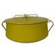 Casserole En Émail Jaune Kobenstyle Ihq France 8 Qt 12 Pouces Vintage