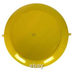 Casserole en Émail Jaune Kobenstyle IHQ France 8 qt 12 pouces Vintage