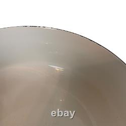 Casserole en Émail Jaune Kobenstyle IHQ France 8 qt 12 pouces Vintage