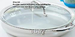 Casserole en acier inoxydable trilaminé de 10,5 Qt de Princess Heritage 10837