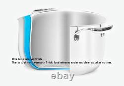 Casserole en acier inoxydable trilaminé de 10,5 Qt de Princess Heritage 10837