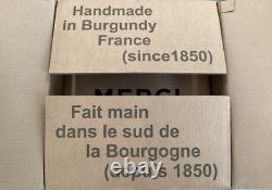 Casserole en céramique Émile Henry Sublime avec couvercle petit éclat 6 quart indigo 12,25