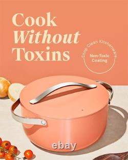 Casserole en céramique antiadhésive Caraway avec couvercle (6,5 qt, 10,5) Perracotta