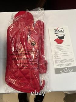 Casserole en fonte d'aluminium de 5,5 quarts ALL-CLAD avec couvercle en acier inoxydable