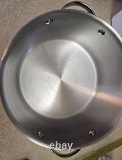 Casserole en fonte émaillée de 6 quarts avec couvercle en verre de Princess House Heritage Classic