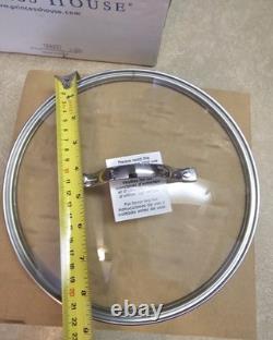 Casserole en fonte émaillée de 6 quarts avec couvercle en verre de Princess House Heritage Classic