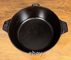 Chicago Quincaillerie Fonderie Martelé Fonte 8 Dutch Oven avec Couvercle & Trépied 88B
