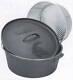 Classique Bayou 7420 20 Qt Pot En Fonte Avec Couvercle Dutch Oven