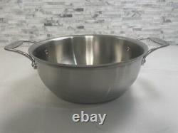 Cocotte All-Clad D5 brossée avec couvercle en dôme 5,5 litres