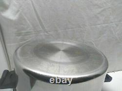 Cocotte Hollandaises Saladmaster 7Qt T-304 Acier Inoxydable Chirurgical Casserole Poêle à Frire Sauté avec Couvercle