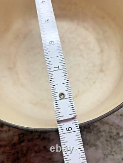 Cocotte Le Creuset Vintage Modèle D (22) 3,5 L Marron avec Couvercle Fendu