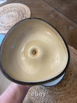 Cocotte Le Creuset en fonte émaillée vert pomme avec couvercle <br/>	 