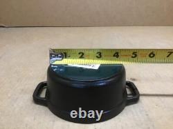 Cocotte Ronde en Fonte STAUB 0,5 L, Noir Mat