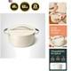 Cocotte Avec Couvercle 6,5 Pintes, Rev&ecirc;tement C&eacute;ramique Antiadh&eacute;sif De 10,5 Po, Sans<br/>
