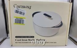 Cocotte en Fonte Émaillée 6,5 qt avec Couvercle - 3 Couches d'Émail