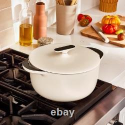 Cocotte en Fonte Émaillée 6,5 qt avec Couvercle - 3 Couches d'Émail