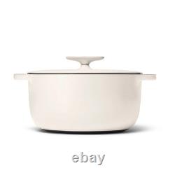 Cocotte en Fonte Émaillée 6,5 qt avec Couvercle - 3 Couches d'Émail