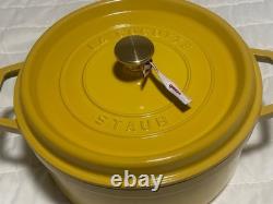 Cocotte en Fonte Staub 4 qt, Ronde, Citron