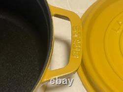 Cocotte en Fonte Staub 4 qt, Ronde, Citron