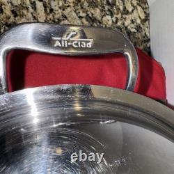 Cocotte en acier inoxydable All Clad D5 de 5,5 qt avec couvercle en dôme