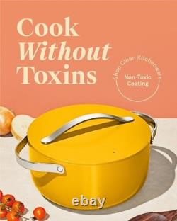 Cocotte en céramique antiadhésive avec couvercle (6,5 qt, 10,5) Non, PTFE & PFOA