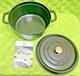 Cocotte En Fonte 4 Qt Ronde, Fabriquée En France, Pour 3-4 Personnes, Noir Mat
