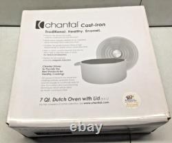 Cocotte en fonte Chantal, 7 qt, émail premium formulé aux États-Unis, souci
