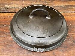 Cocotte en fonte Griswold avec couvercle à charnière assorti